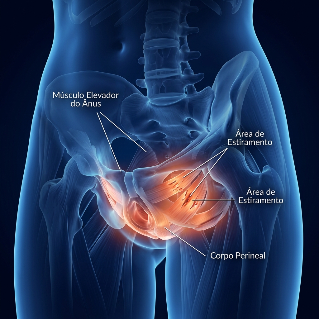 Trauma Muscular e Estiramento no Parto Vaginal
